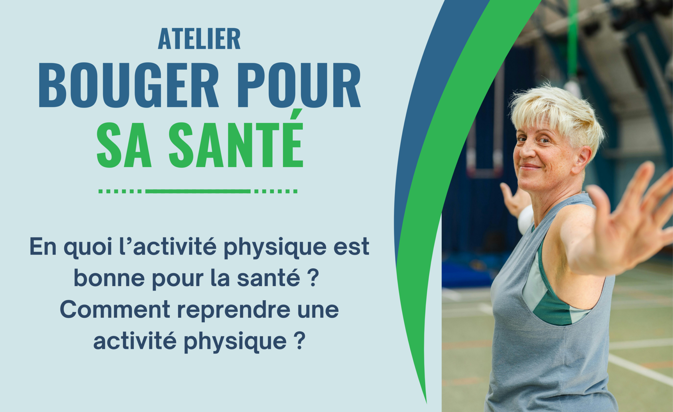 Post Facebook Atelier Bouger pour sa santé